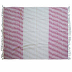 Boho Comfort Throws - Ruby Two Tone
