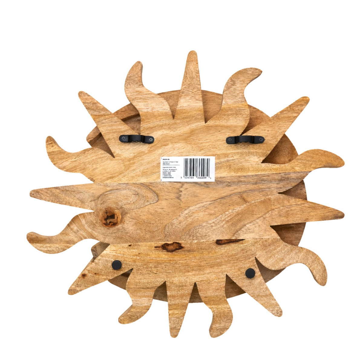 Sunrays & Moon 3 Tier Wall Shelf