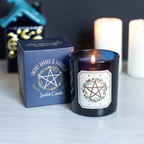 Solstice Wreath Smoky Amber & Vanilla Candle